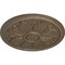 Ekena Millwork Kaya Ceiling Medallion (Fits Canopies up to 5 1/4"), Hand-Painted Warm Silver, 23 5/8"OD x 1 1/2"P CM23KAWSS - alternate 4